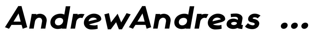 AndrewAndreas Black Oblique